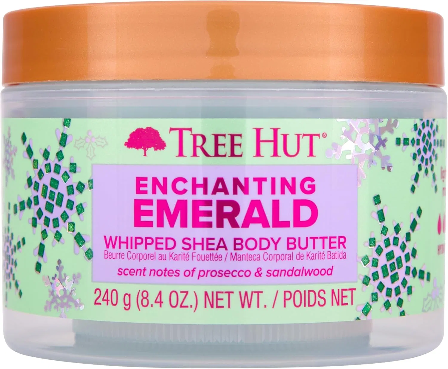 Масло для тела Tree Hut Enchanting Emerald Whipped Sheer Body Butter, 8.4 унции