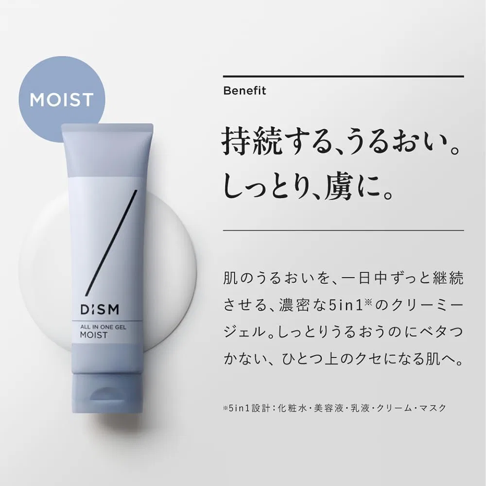 Набор для ухода за кожей Dism All-in-One Gel Moist и очищающая пенка, увлажняющий, 2 предмета — фото 3