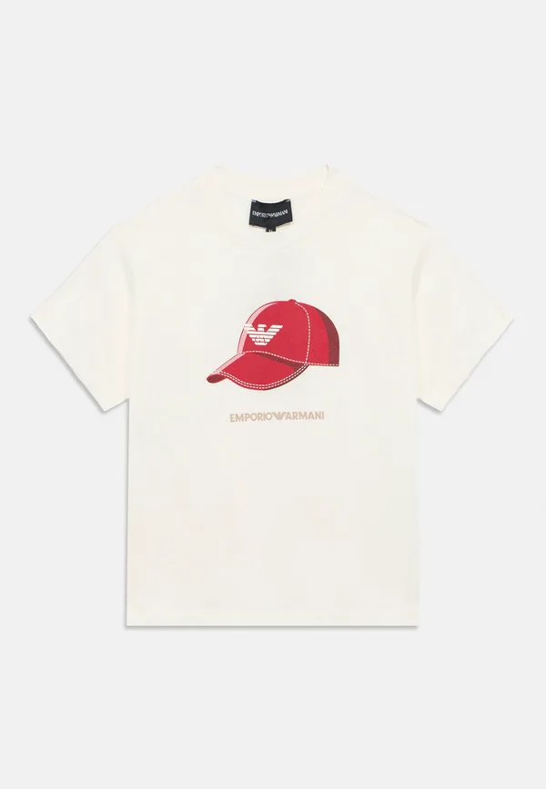 Футболка с принтом Emporio Armani, Off-White