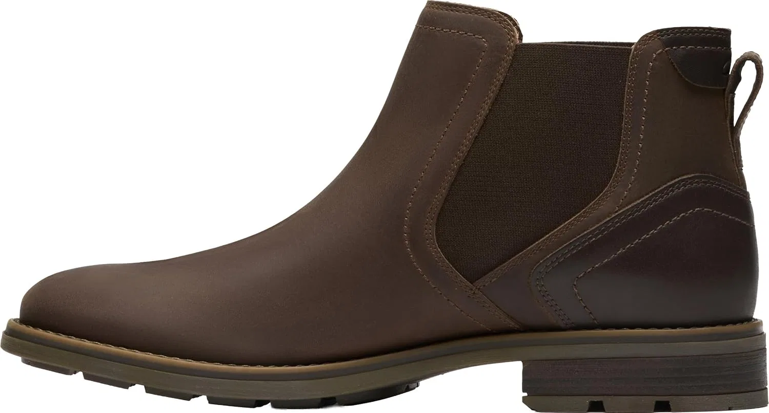 Мужские ботильоны Clarks Emmet Easy, Beeswax Leather. — фото 3