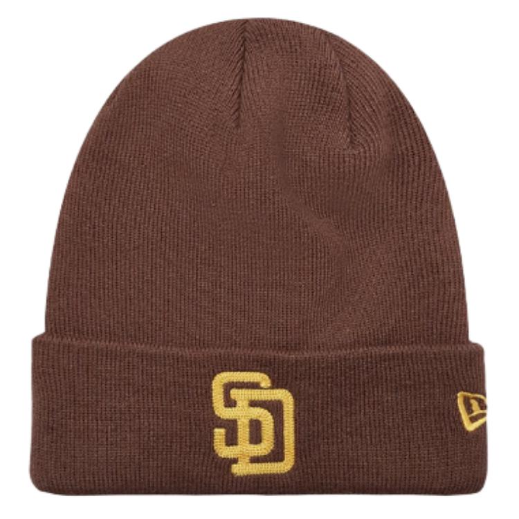 

New Era Акриловая вязаная шапка унисекс коричневая, Brown