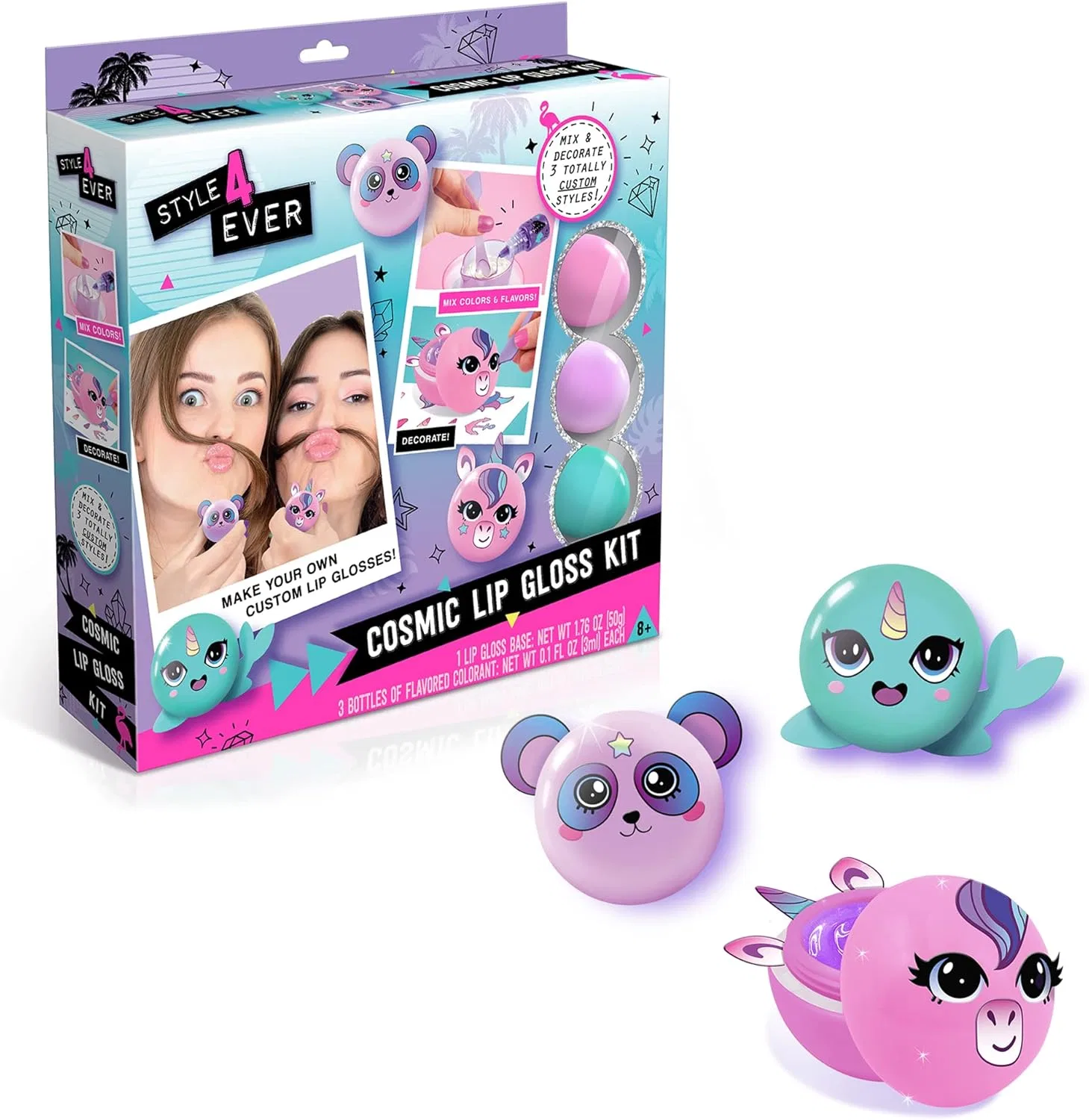 Набор для создания блеска для губ Cosmic Lip Gloss Kit Canal Toys, мультиколор