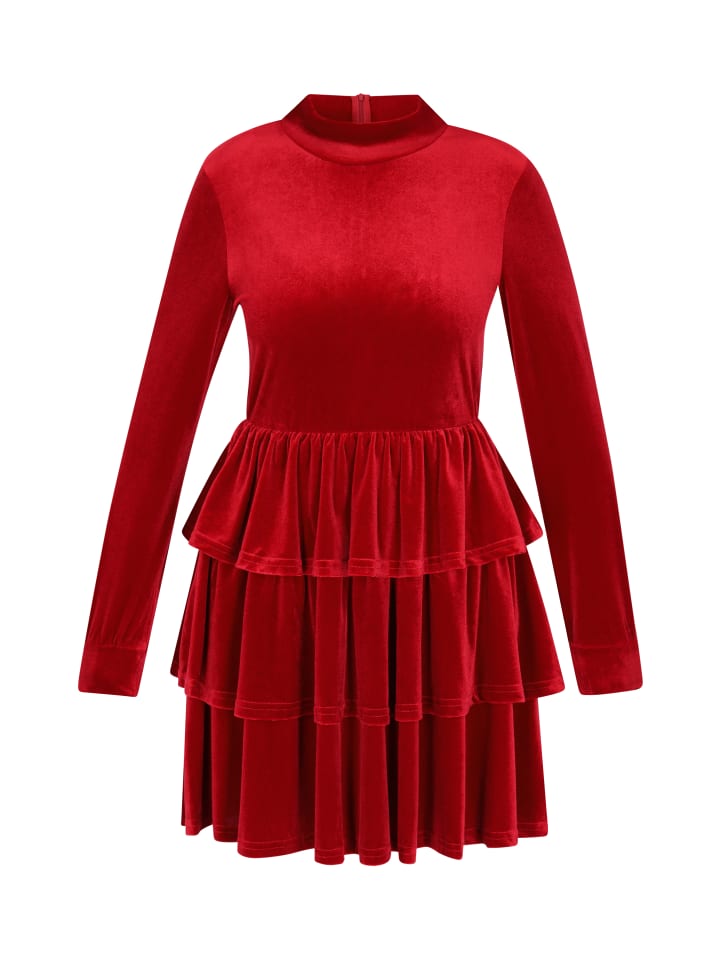 

Платье до колена NAEMI, цвет cherry red
