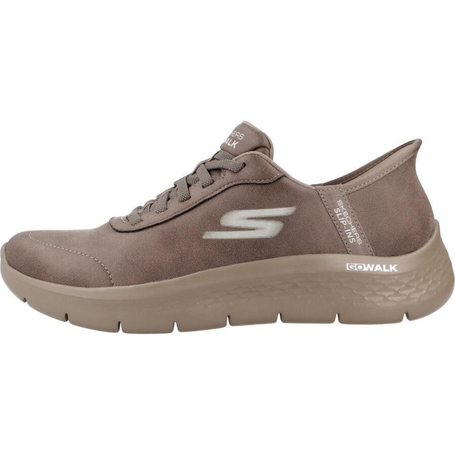 Кроссовки Skechers модель Go Walk Flex - Mali Slip-ins цвет коричневый — фото 2