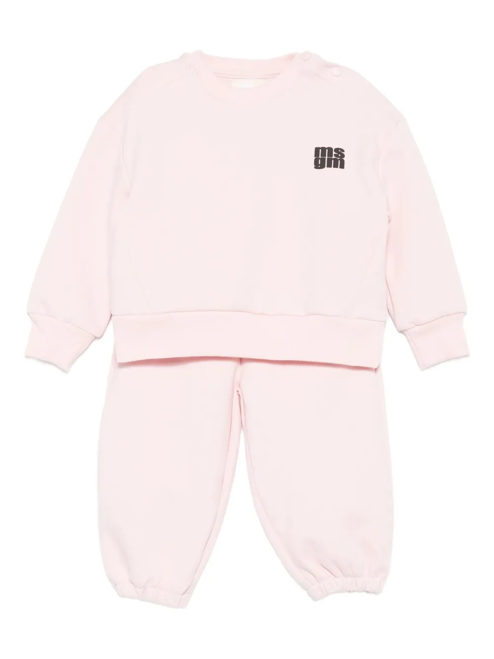 

Спортивный костюм с логотипом MSGM Kids, розовый
