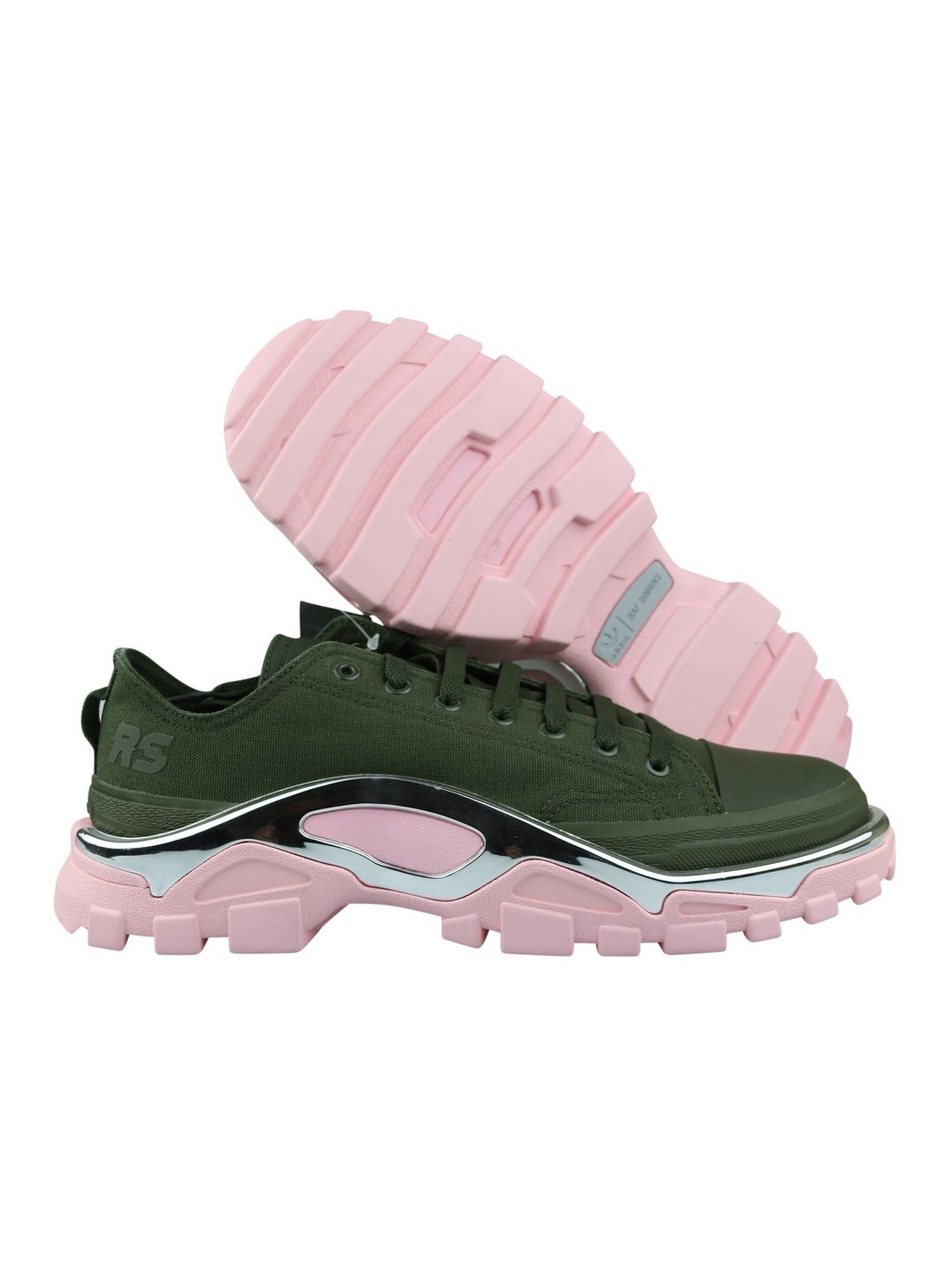 Adidas Originals Кроссовки Adidas by Raf Simons Detroit Runner RS Turnschuhe оливковый розовый F34244 зеленые — фото 2