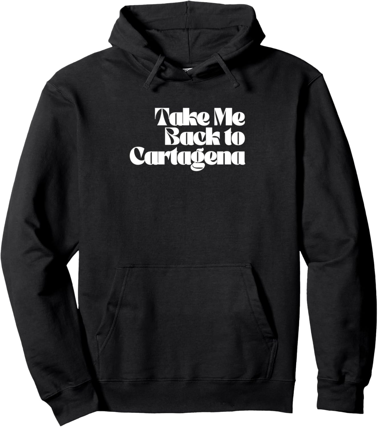 

Толстовка с надписью «Вернись в Картахену: весенние каникулы, медовый месяц» Honeymoon Vacation Souvenirs From Cartagena Co., черный
