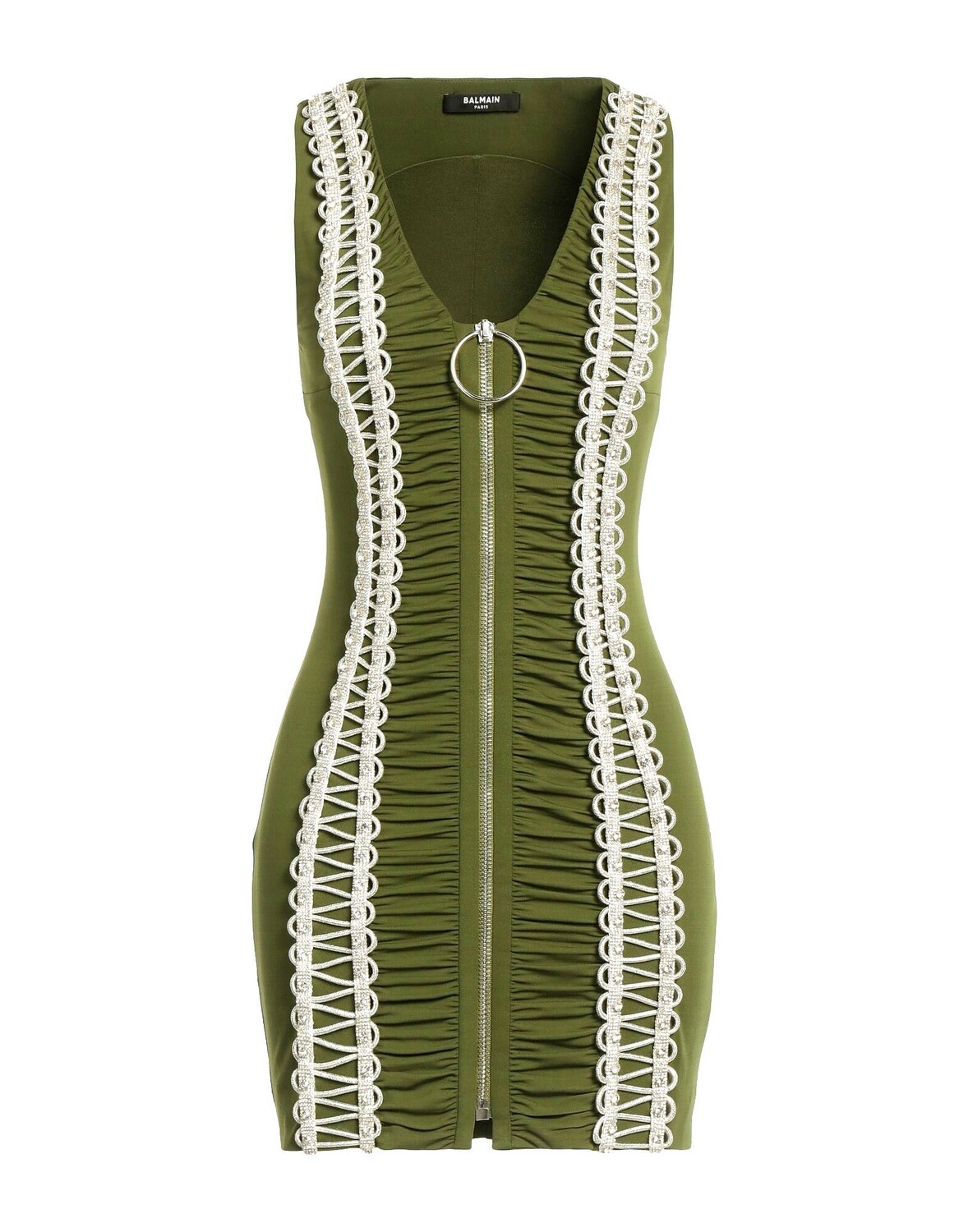 

Платье Balmain, зеленый