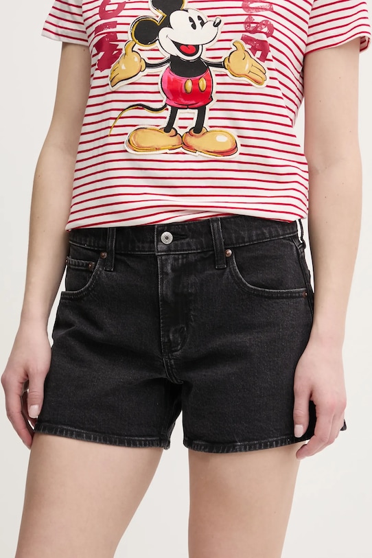 

Джинсовые шорты Abercrombie & Fitch, черный