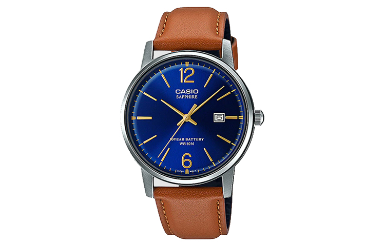 

Мужские синие часы MTS-110L-2A CASIO