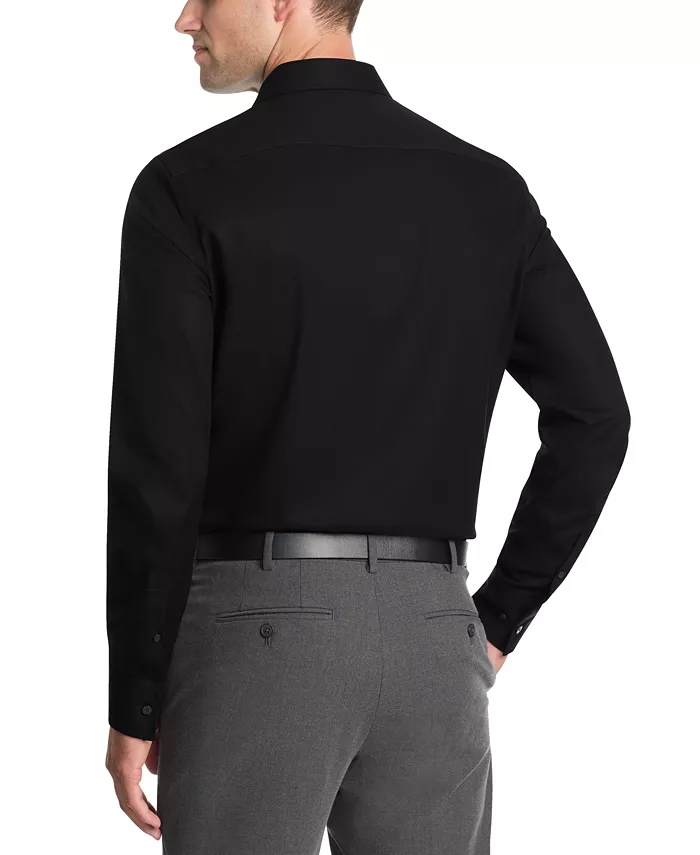 Мужская облегающая рубашка Calvin Klein, черный — фото 2