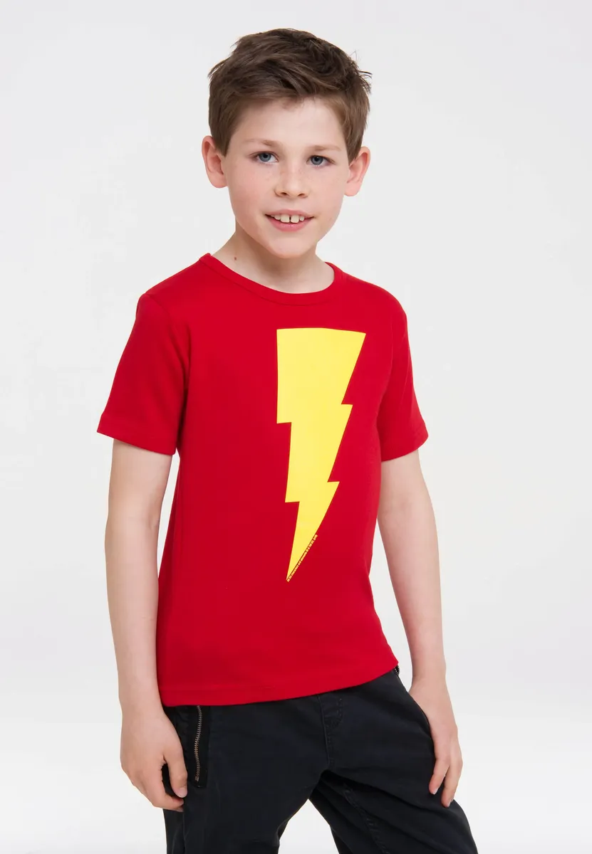 

Logoshirt Футболка " Logoshirt Shazam" с крутым принтом, красный