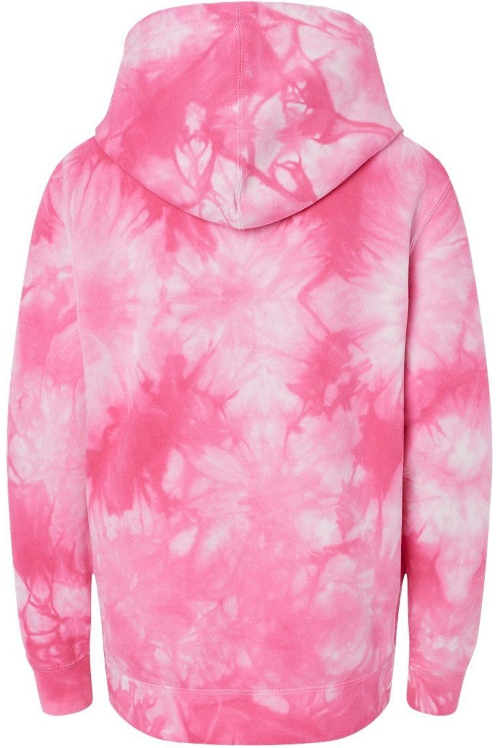 Independent Trading Co. Молодежная средневесовая худи с капюшоном в технике тай-дай, Tie Dye Cotton Candy — фото 2