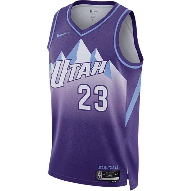 

Джерси баскетбольное мужское utah jazz 2024/25 city edition dri fit nba swingman Nike, фиолетовый