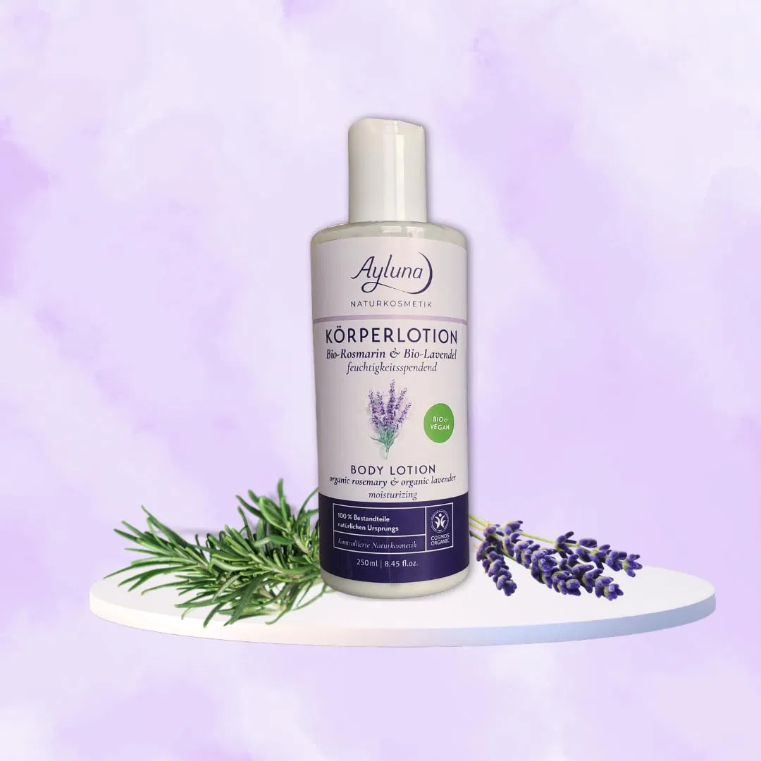 Органический увлажняющий лосьон для тела «Розмарин и Лаванда» от Ayluna Naturkosmetik Ayluna — фото 3