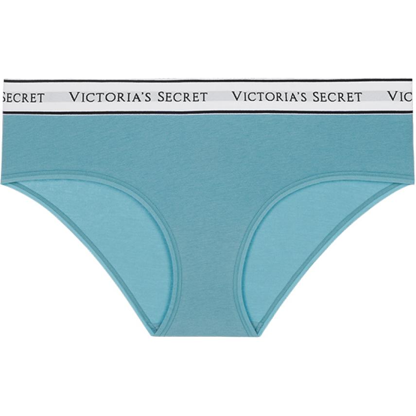 

Victoria's Secret Удобные женские трусы с буквенным поясом, 1 упаковка, мятно-зеленые
