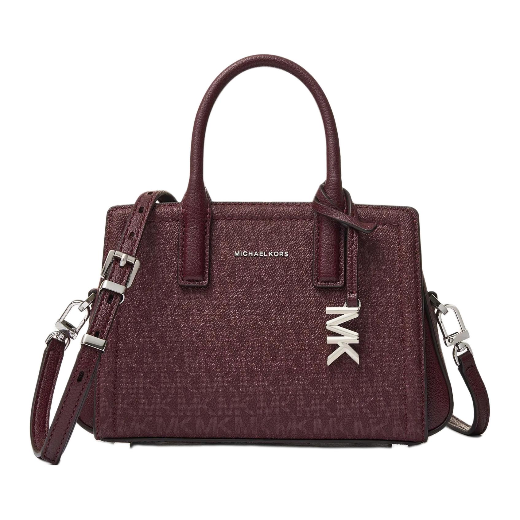 

Michael Kors Женская мини-сумочка на одно плечо Laila из искусственной кожи, коричнево-красного цвета