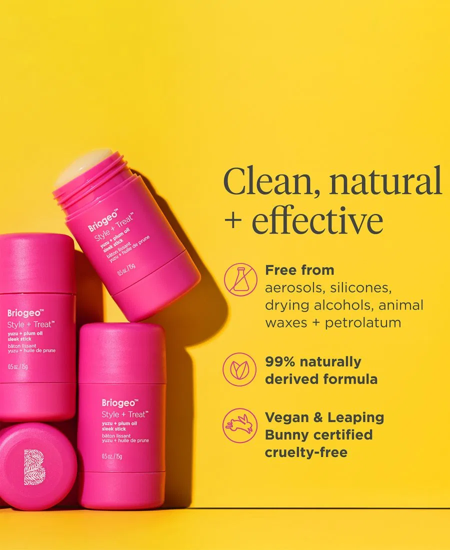 Укладка Style + Treat Yuzu + Plum Oil Sleek Stick, 14 г Briogeo — фото 3