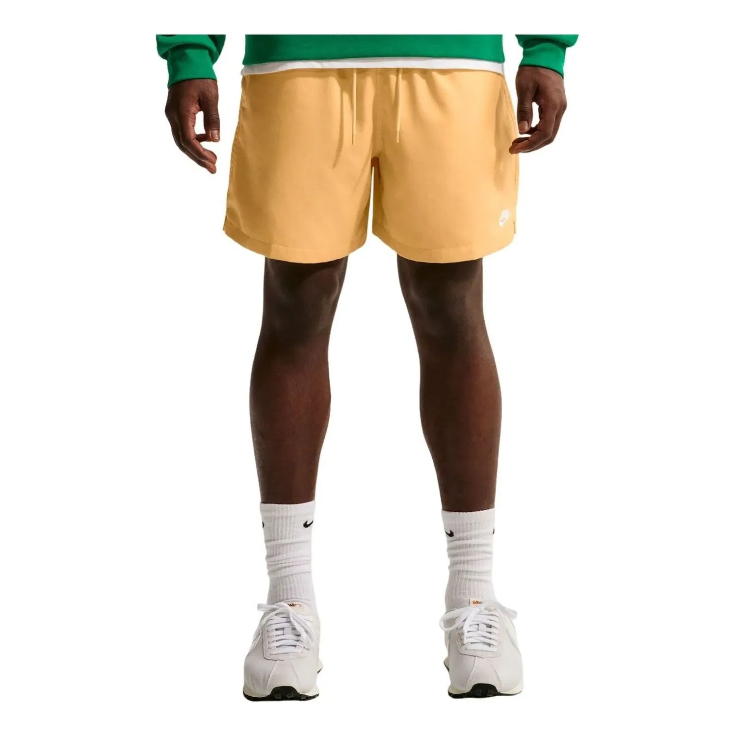 Шорты Nike Club Flow 'Золото-белые' FN3307-795