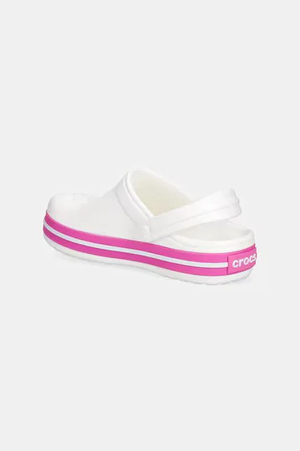 Тапочки с технологией Croslite Crocband Kids Clog Crocs, белый — фото 3