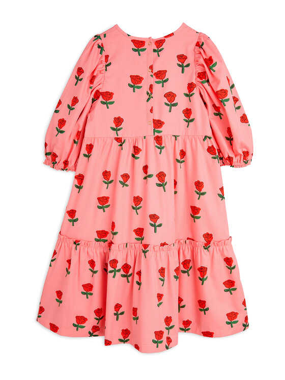 Платье на каждый день стандартный крой Roses 2515010528 Mini Rodini, розовый — фото 2