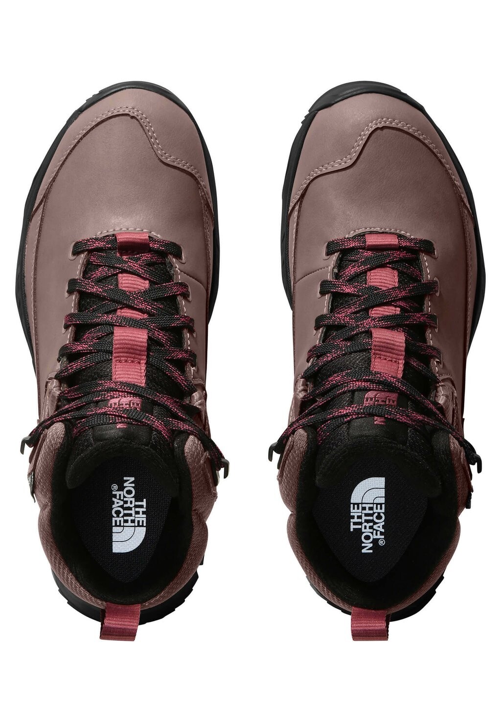 Женские ботинки The North Face STORM STRIKE III WP комбинированные на шнуровке, темно-розовый — фото 4