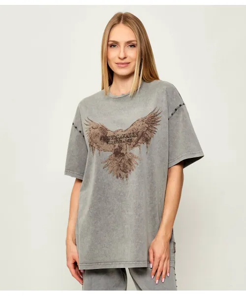 

Футболка Oversize fit Just Cavalli, серый