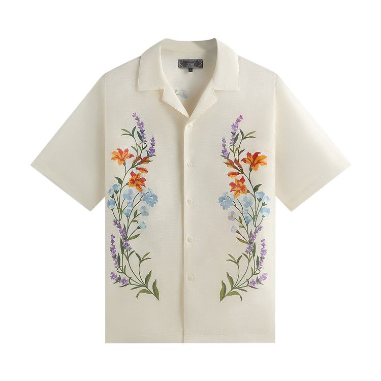 

Рубашка Kith Linen Thompson Camp Collar Shirt, Sandrift