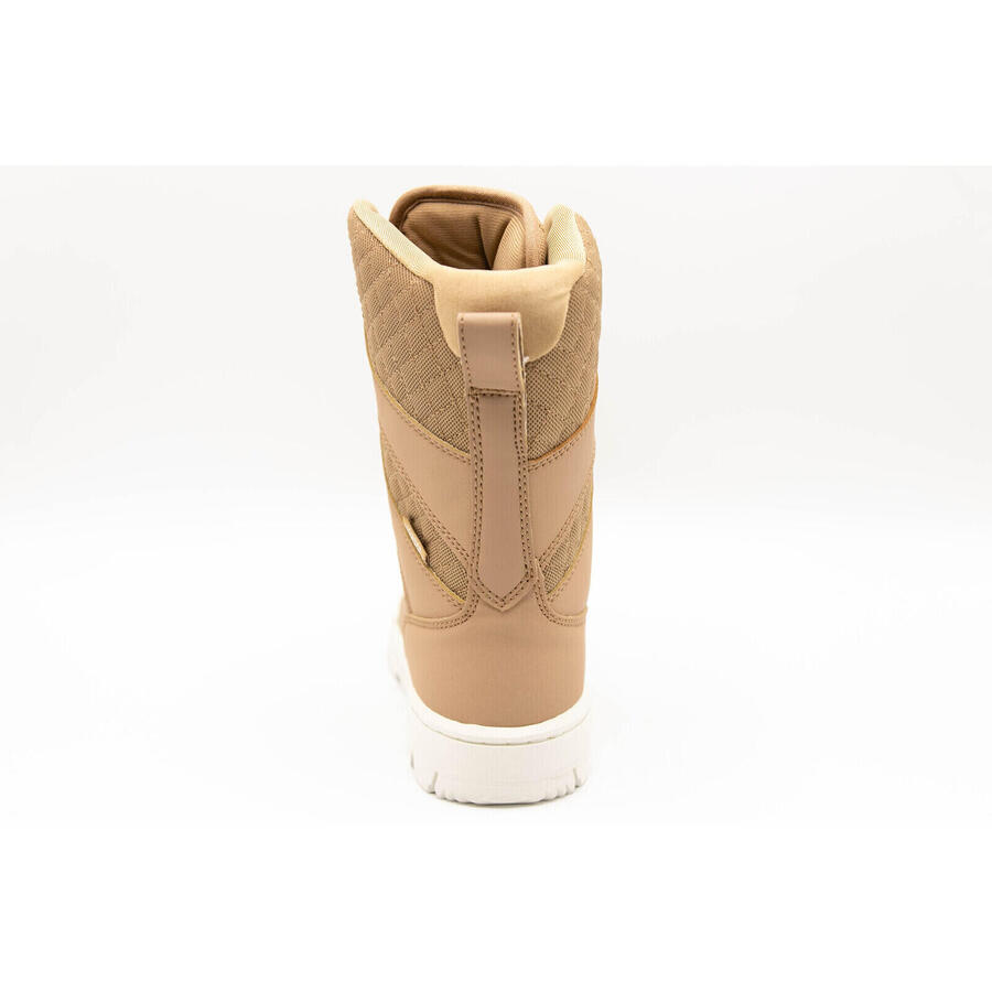 Ботинки DC Shoes Nadene High Leg Leather Lace-up, бежевые, женские — фото 4