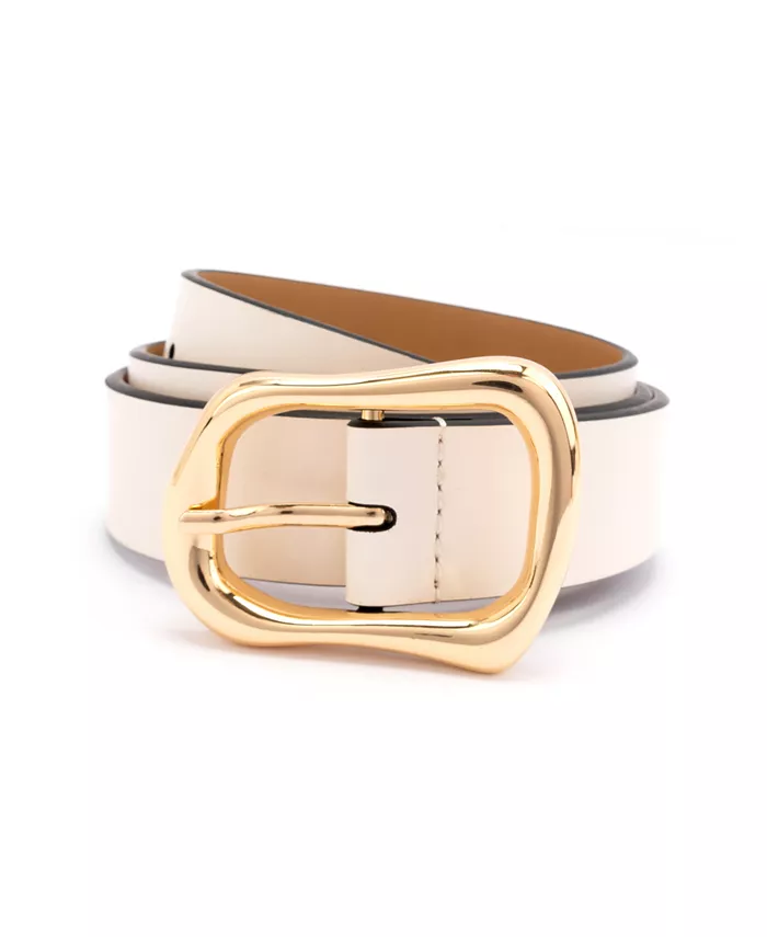 

Женский ремень с 30-мм пряжкой Molten Metal kate spade new york, белый