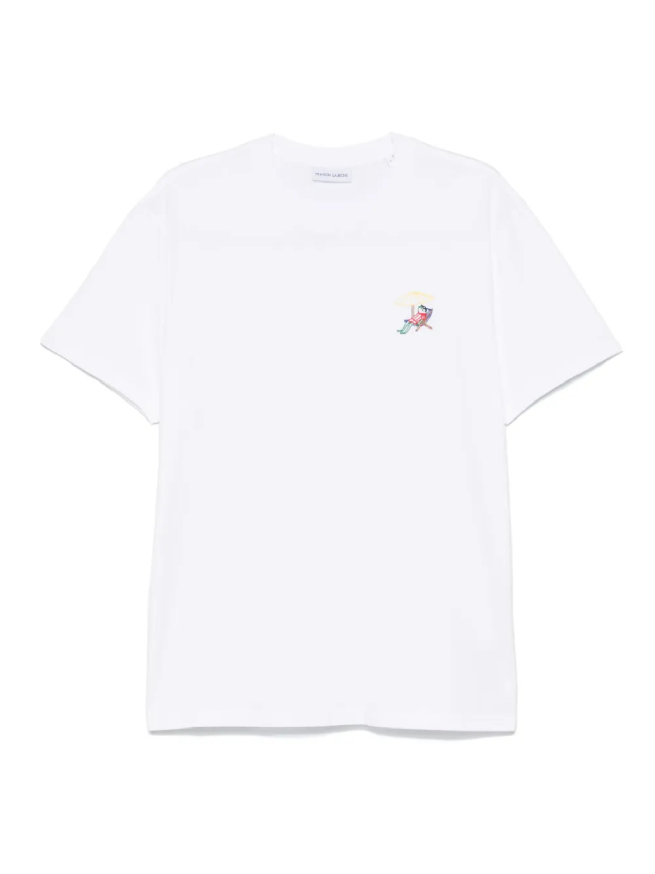 

Футболка Beach Frog Popincourt Maison Labiche, белый