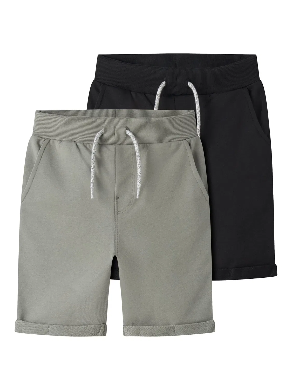 Шорты Name It Regular Pants NKMVermo зеленого и черного цвета