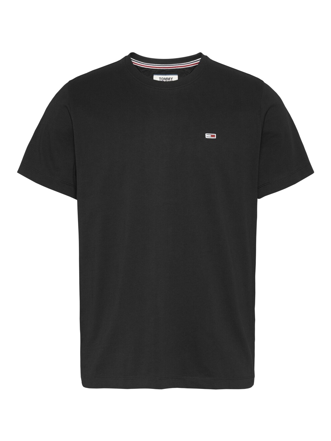 

Футболка с круглым вырезом Tommy Jeans, черная, Черный, Футболка с круглым вырезом Tommy Jeans, черная