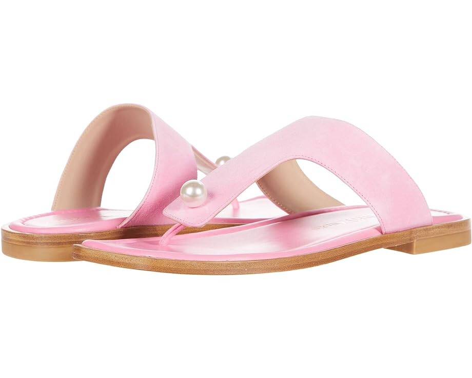 

Сандалии Stuart Weitzman Goldie Flat Sandal, цвет India Pink