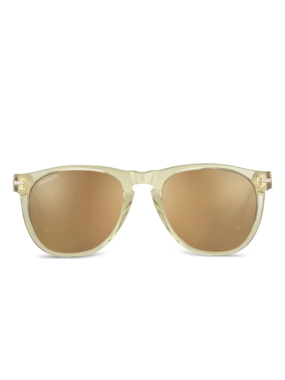 

Солнцезащитные очки-пилоты Amboy Serengeti Eyewear, золотой