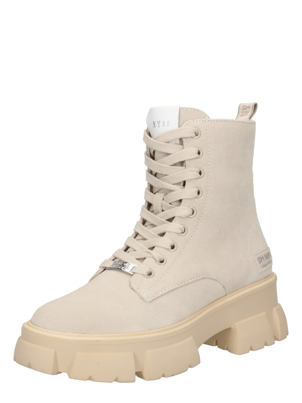 

Ботильоны на шнуровке Steve Madden Tanker, крем