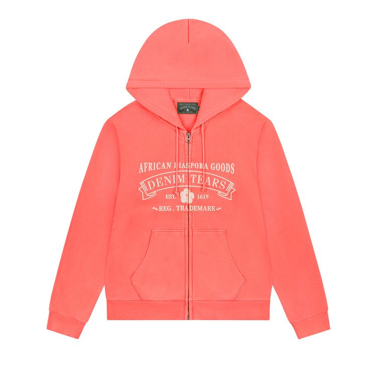 

Худи Denim Tears ADG Zip Hoodie, Sea Coral