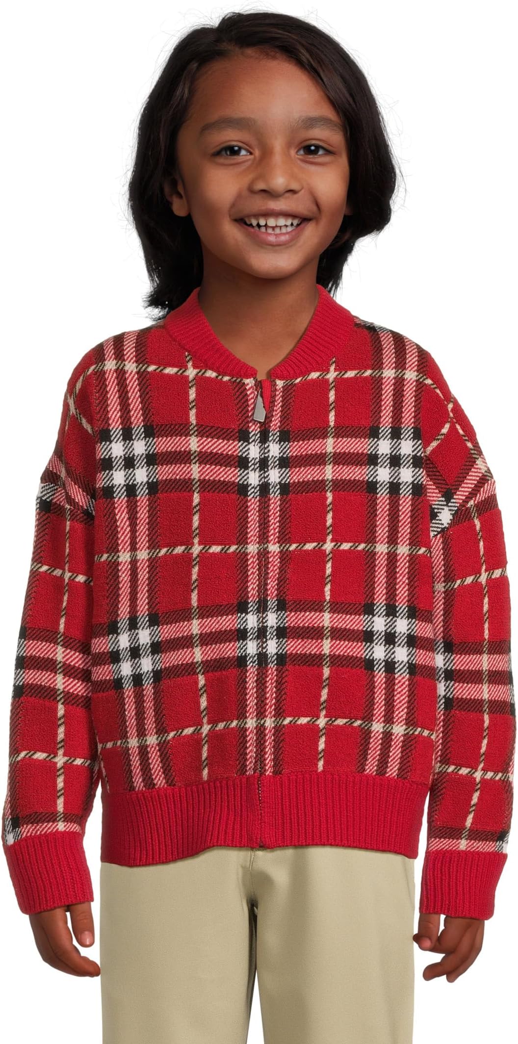 

Свитер Burberry Kids Duncan Check, Poppy Red Ip Check
