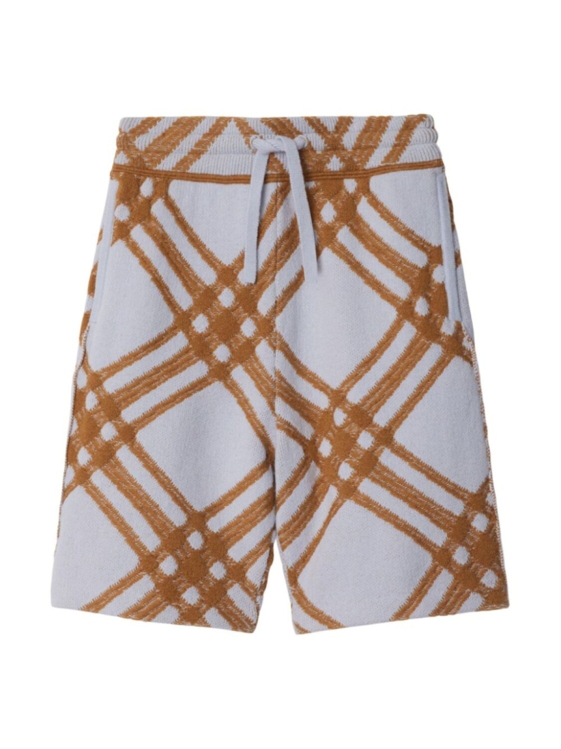 

Трикотажные шорты в клетку Burberry Kids, синий