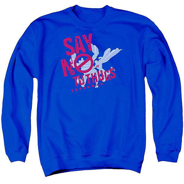 

Футболка с принтом Superman say no to thugs Licensed Character