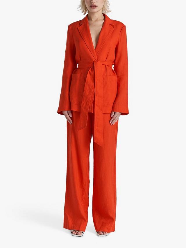 

Красивый льняной блейзер Twist & Tango, цвет Mandarin Red