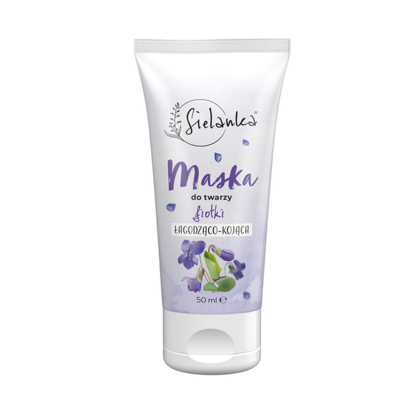 

Успокаивающая и смягчающая маска для лица, 50 мл Sielanka Na dole fiołki