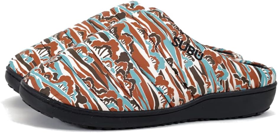 

Тапочки SUBU для осени и зимы - домашняя обувь для улицы и дома, мягкая четырехслойная амортизация, водоотталкивающие, с дополнительным утеплением, прочная резиновая подошва, тапочки для мужчин и женщин, Landscape