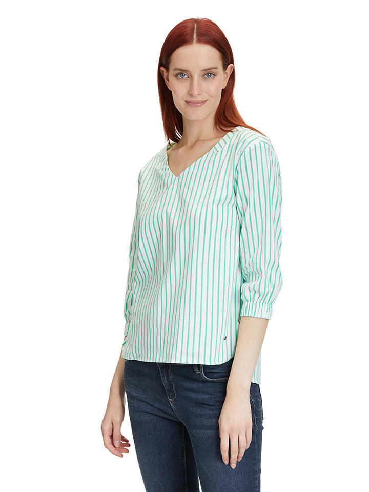 

Блуза Betty Barclay Bluse, цвет Grün/Weiß