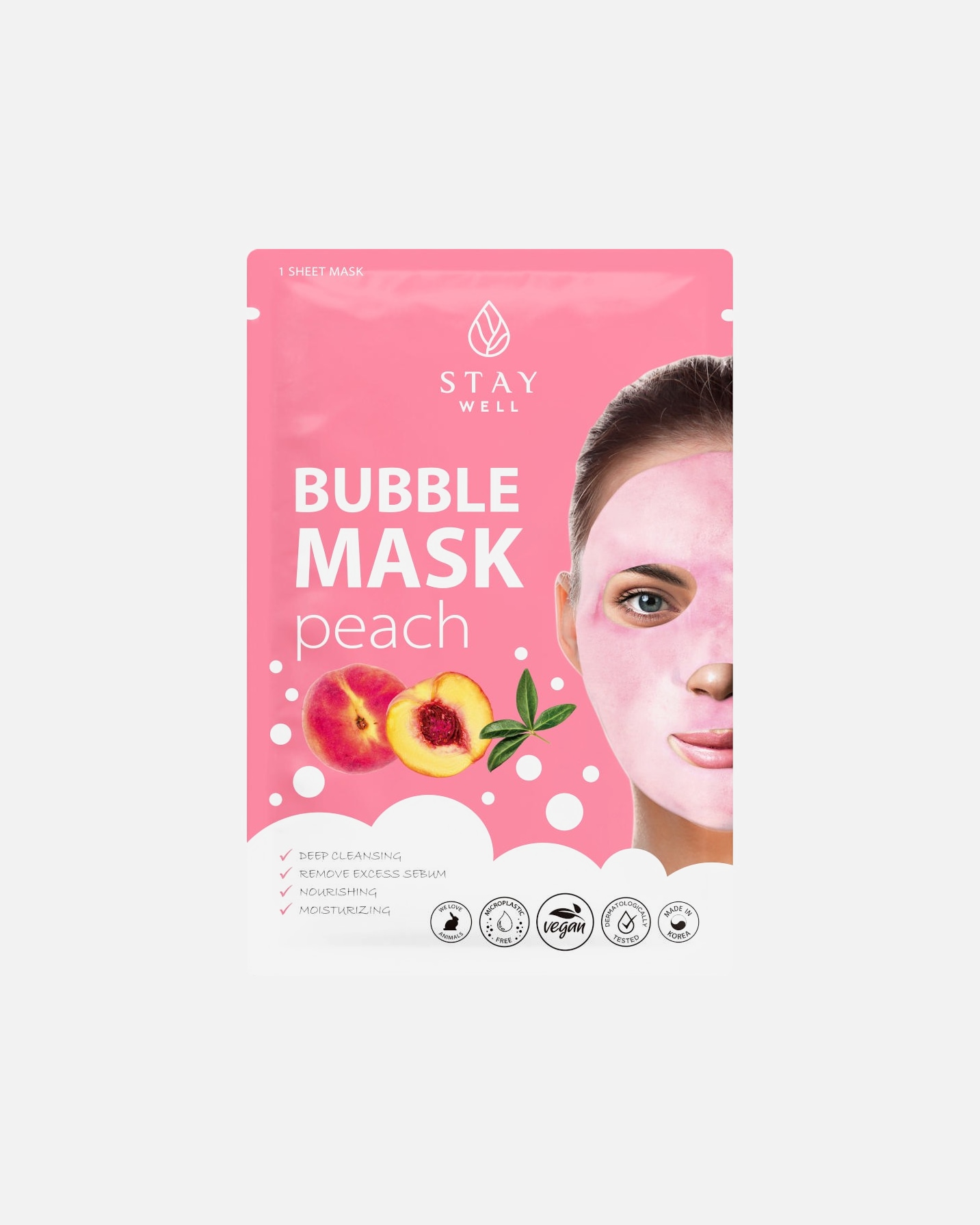 

Тканевая маска для лица Stay Well, 20 гр