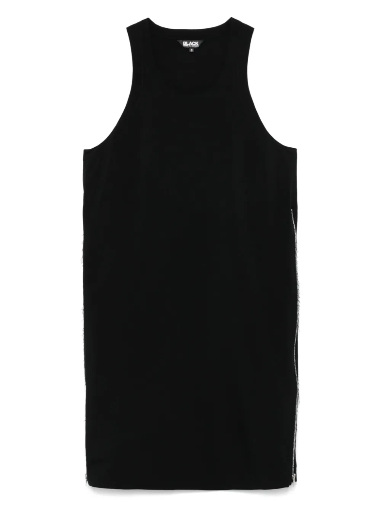 

Платье миди с молниями Black Comme Des Garçons, черный