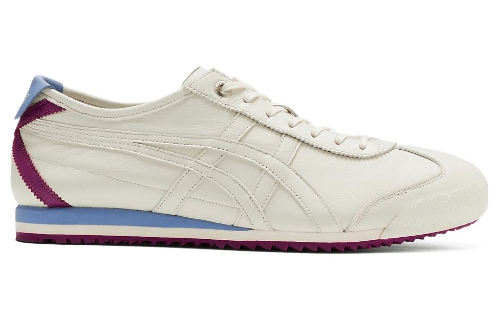 Onitsuka Tiger Асикс Мексика 66 СД Крем Небесно-Голубой Ягодный — Белый Синий Фиолетовый, цвет White Blue Purple — фото 2