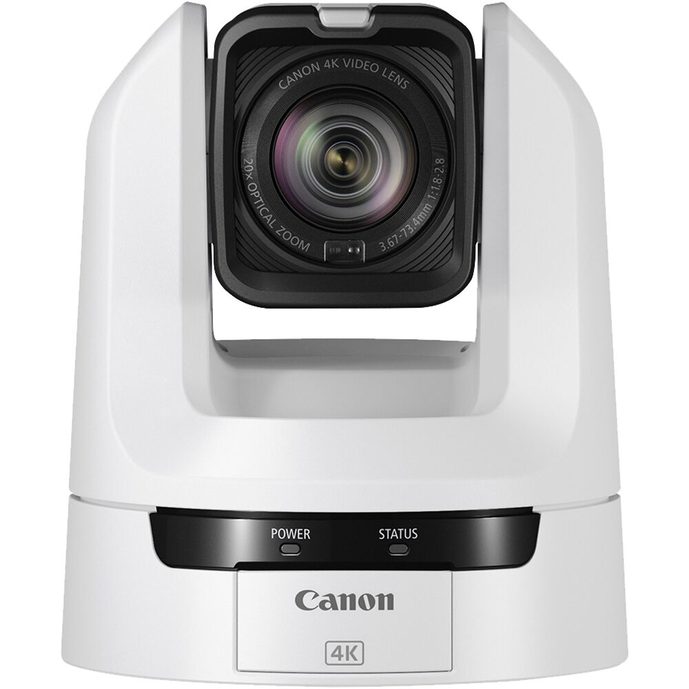 

Камера Canon CR-N100 4K NDI PTZ с 20-кратным зумом (титаново-белый)