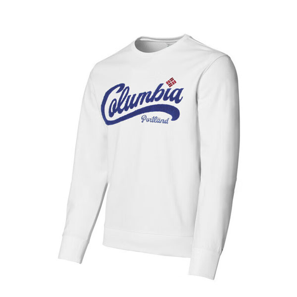 

Колумбия Мужская белая толстовка