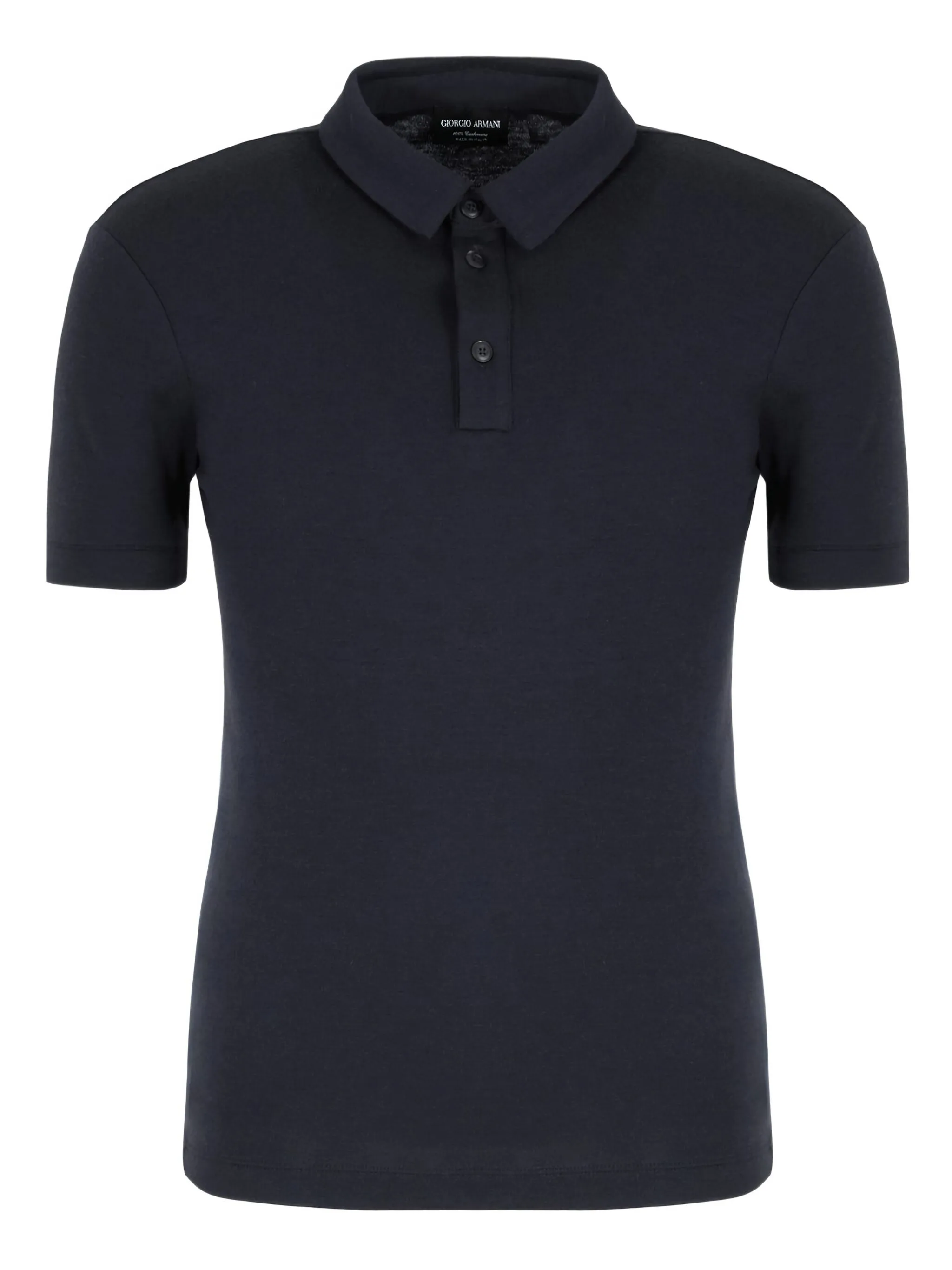 

Рубашка поло на пуговицах Giorgio Armani, синий
